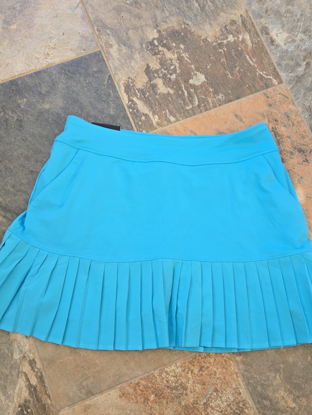 adidas Turquoise Pleated Tennis Skirt